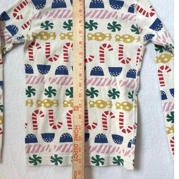 Hanna Andersson Christmas PJ 2PC Set Kids Size 6/7 Organic Cotton Holiday PJs - Picture 6 of 12